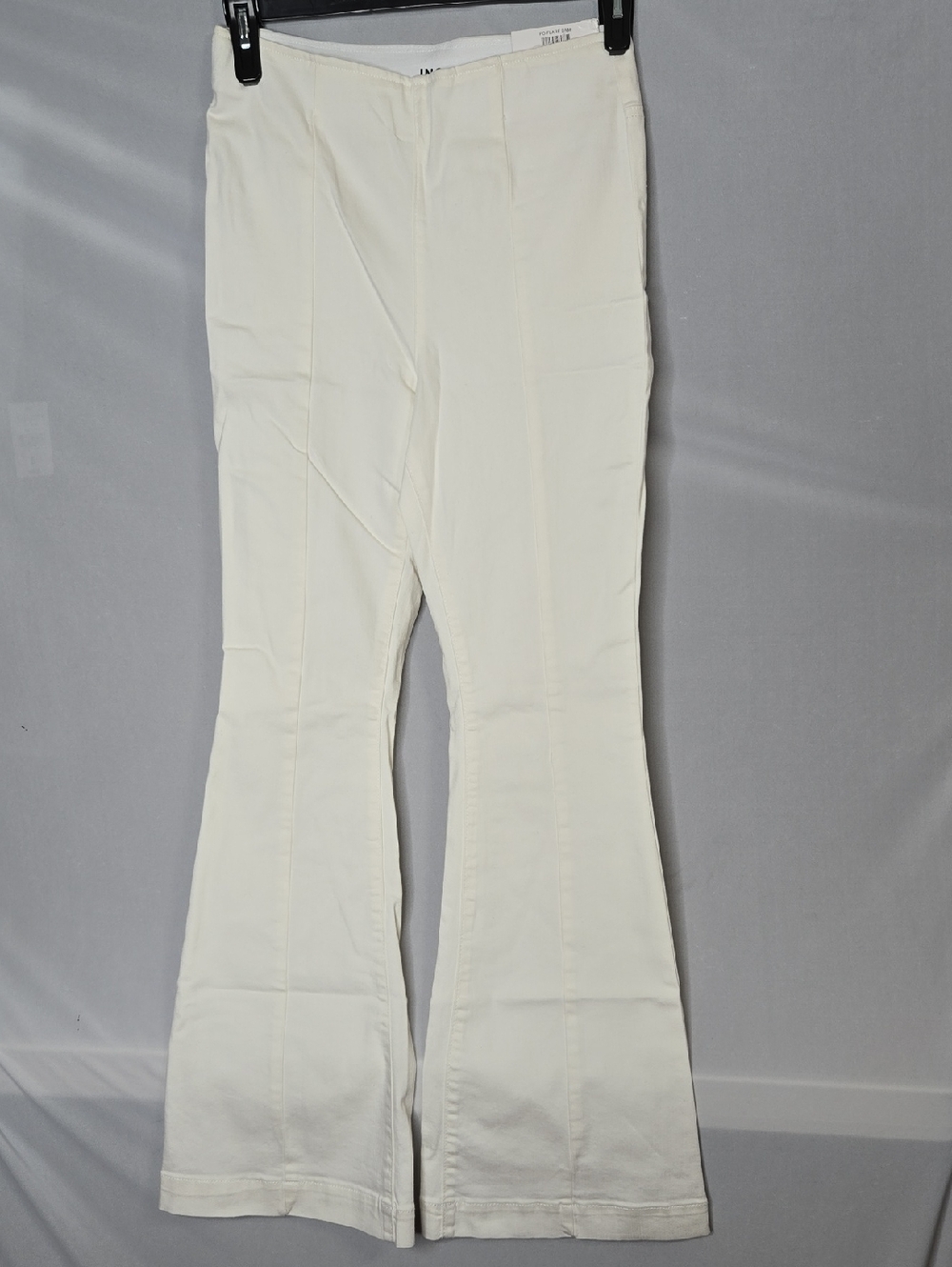 INC International Concepts Bright White Flare Regular High Rise Pants 8 NWImperf